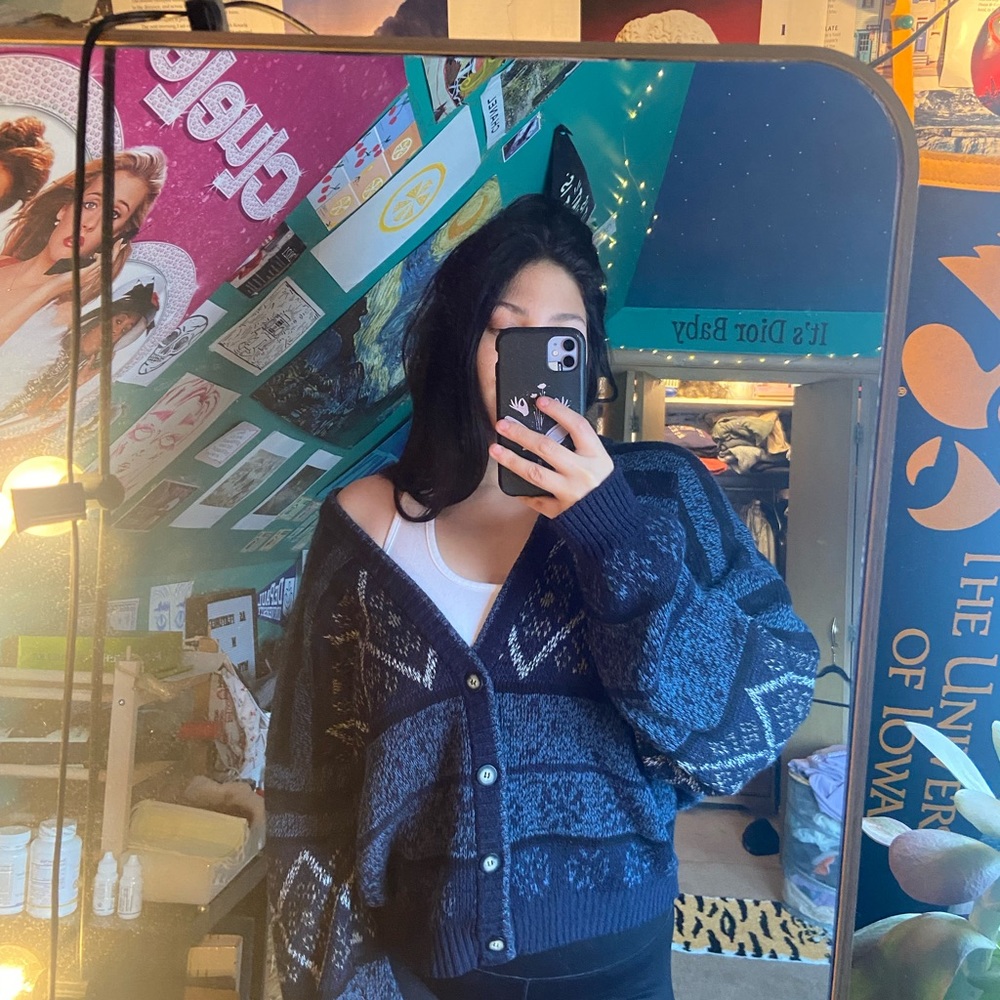 comfy knit cardigan size XL